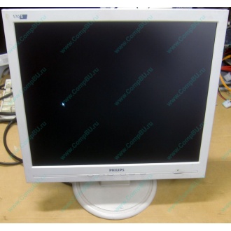 Монитор 17" TFT Philips 170S с битым пикселем в Смоленске, белый (Смоленск)